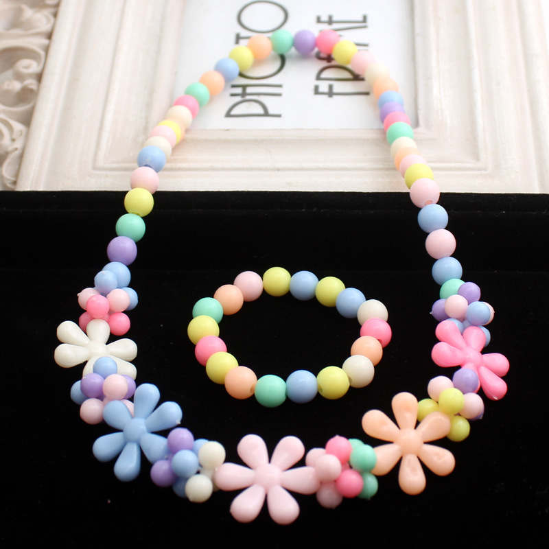 儿童串珠套装宝宝diy早教益智玩具手工编织女孩穿珠子3-8岁穿项链06