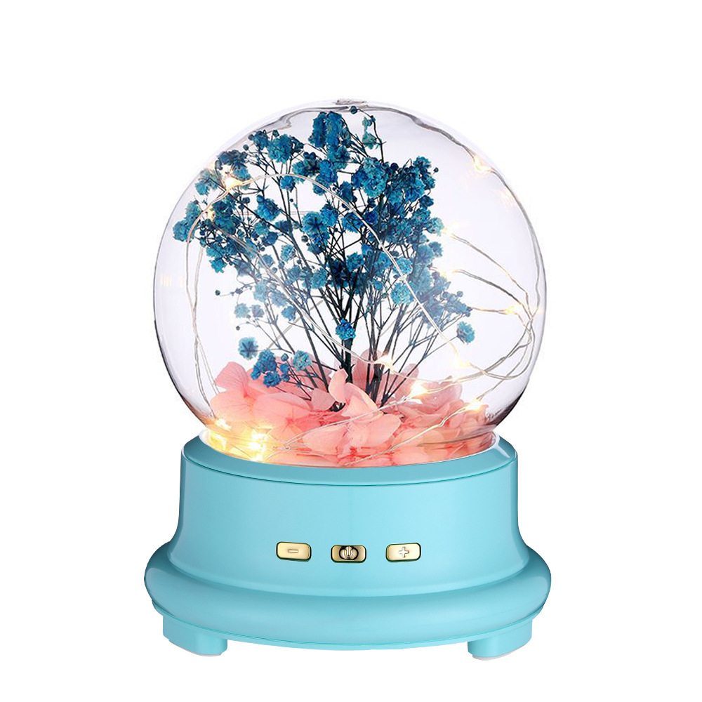 Creative Gift Home Bluetooth Speaker Fantasy Music Ambience Light Valentines' Day Gift Preserved Fresh Flower Audio