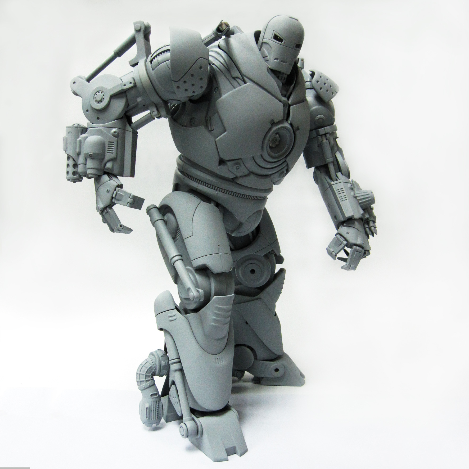 abs塑胶机器人关节可活动手办人物模型pvc建模来图注塑加工公仔