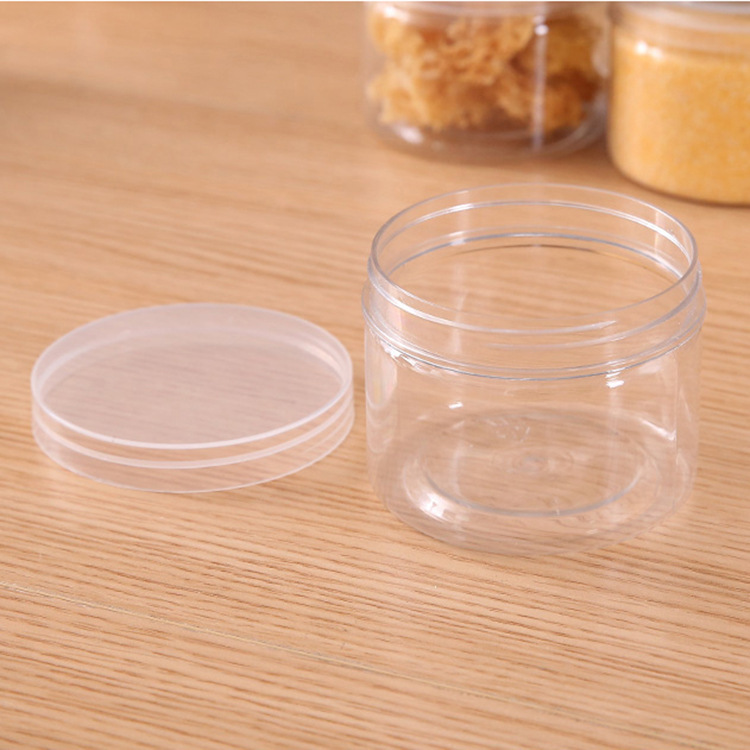 Sealed Jar Plastic Bottle Biscuit Packaging Transparent Nuts Storage Jar Kitchen Coarse Cereals Storage Tank Scented Tea Storage Box