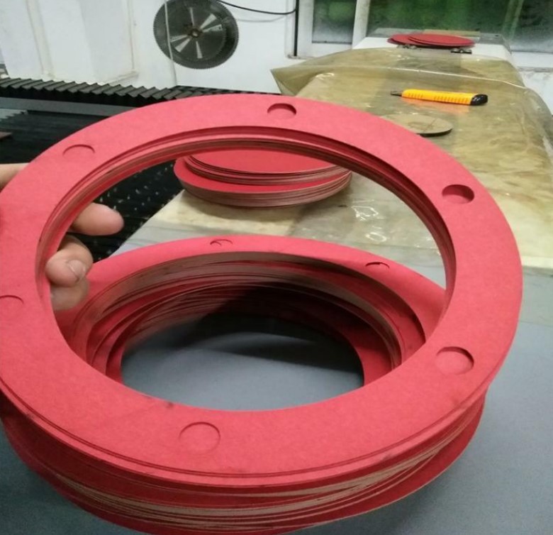 红钢纸垫片加工绝缘垫圈快巴红介子红纸垫螺丝垫2mm 3mm1mm 1.5mm