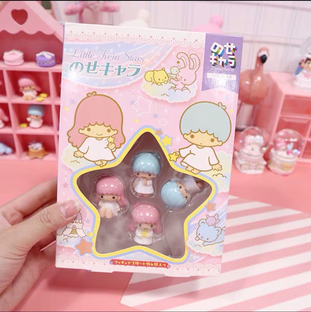 可爱卡通双子星叠叠乐儿童玩具摆件双子叠叠乐带磁性可爱摆件