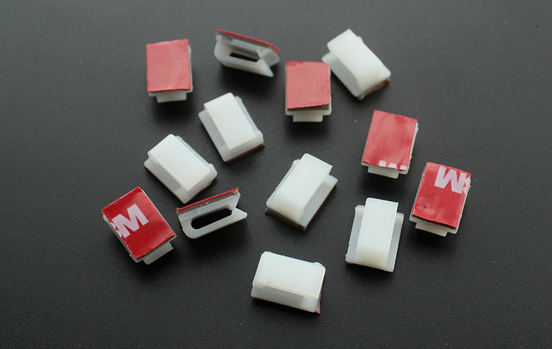 包邮线卡电线固线夹nc912记录仪布线扣3/m自粘式固线座 布线卡扣