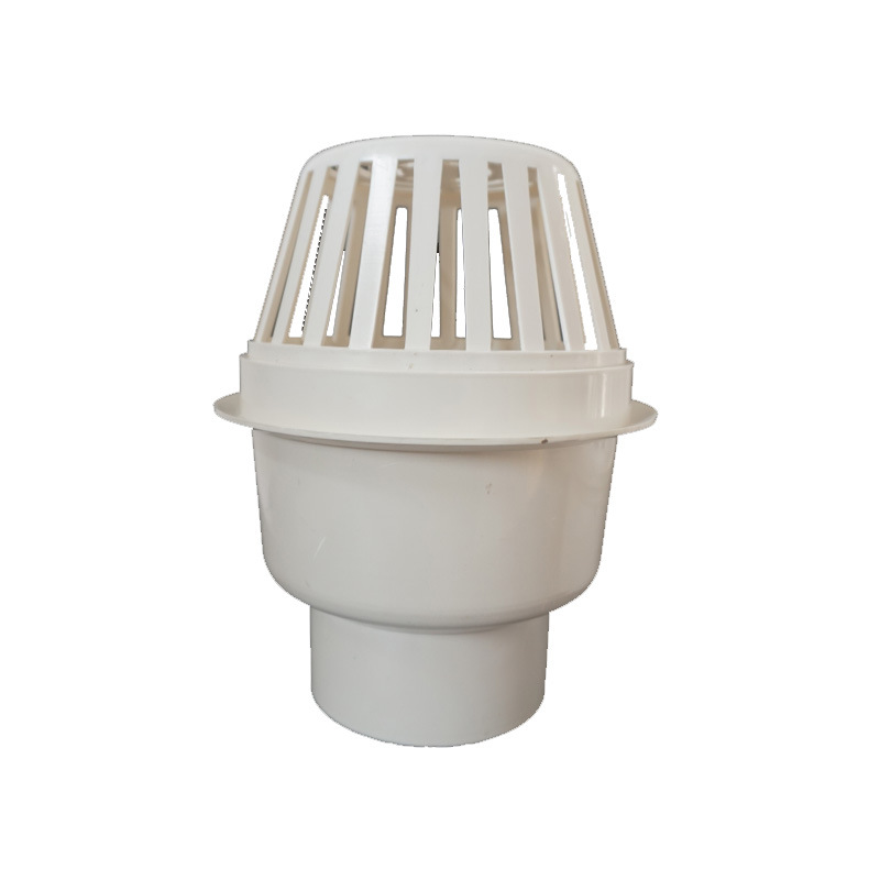 pvc天台地漏 排水管 天漏 110 160屋面地漏 圆形天台透气管雨水斗