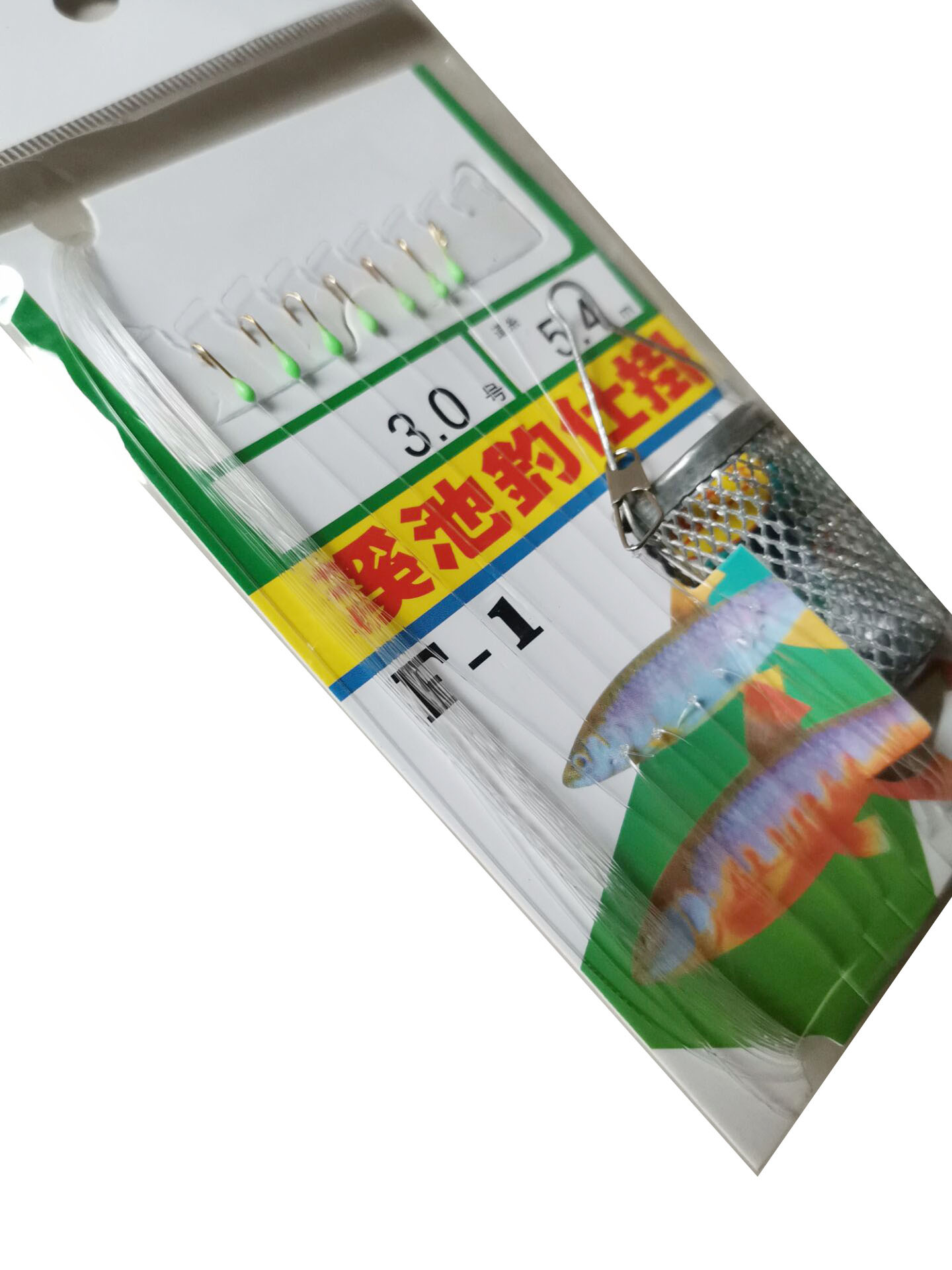 白条专杀 七星白光金钩串钩带饵笼翘嘴钓小鱼钩防缠绕厂家直销