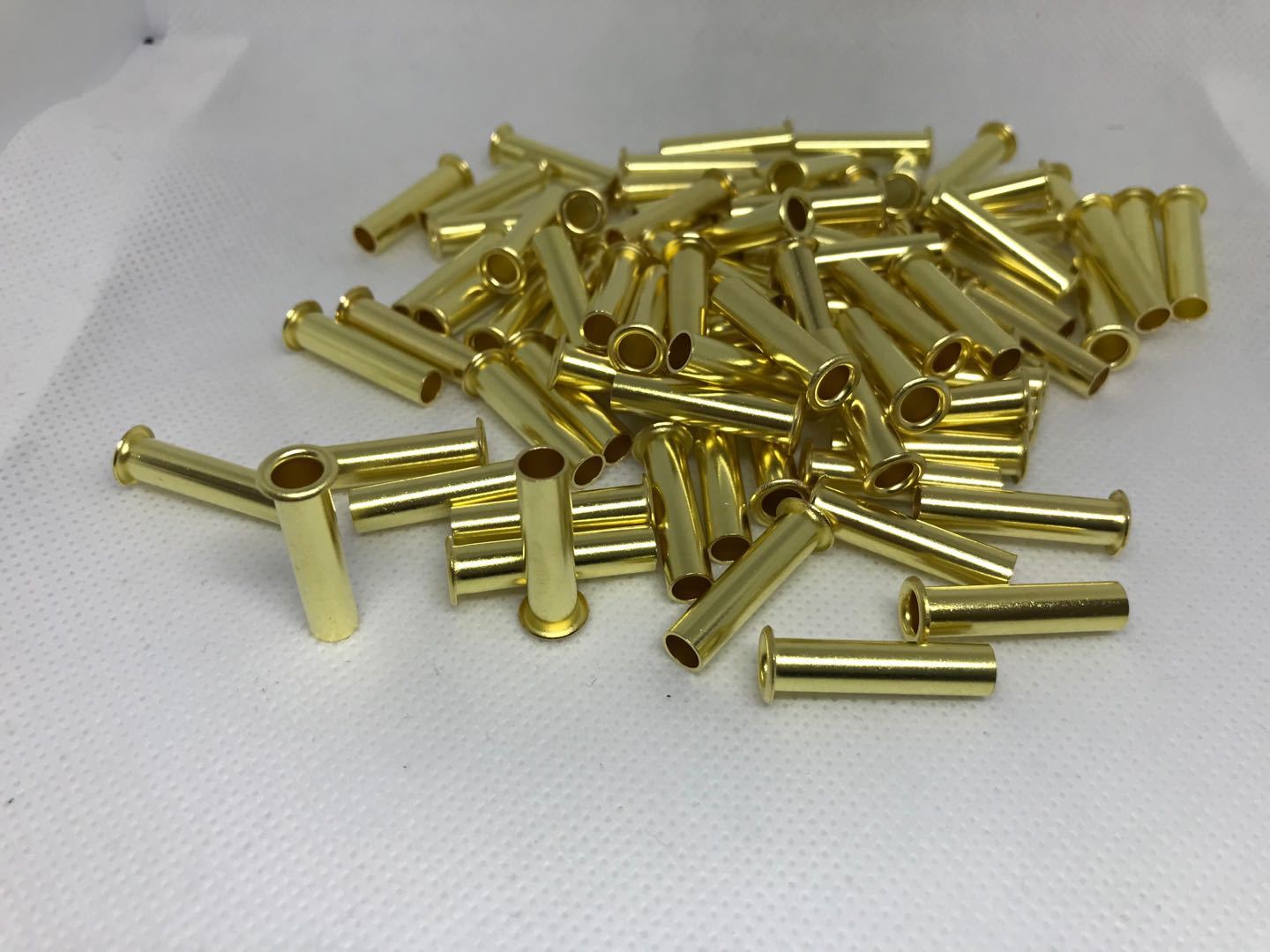 5*23gb975空心铆钉铜管卷边tubular rivetdin7340铜管状铆钉