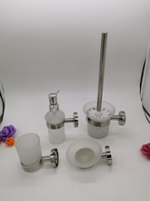 安装打孔系列玻璃卫浴用品马桶刷液压瓶肥皂碟漱口杯多样可选定制
