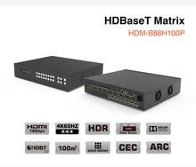 18Gbps 8*8矩阵带100米HDbaseT 延长器 分辨率高达4K2K@60Hz444