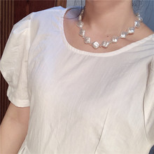 新款珍珠项链女潮网红锁骨链简约气质choker脖颈链项圈