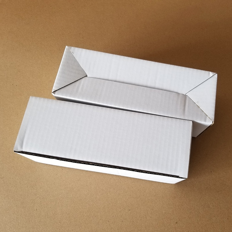 扣底插盒 定做淘宝快递物流三层特硬白色包装盒 打包发货硬质瓦楞