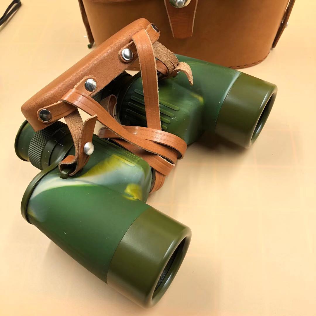 批发ygg军95式 军绿迷彩双筒望远镜7x40坐标测距高清充氮防水夜视