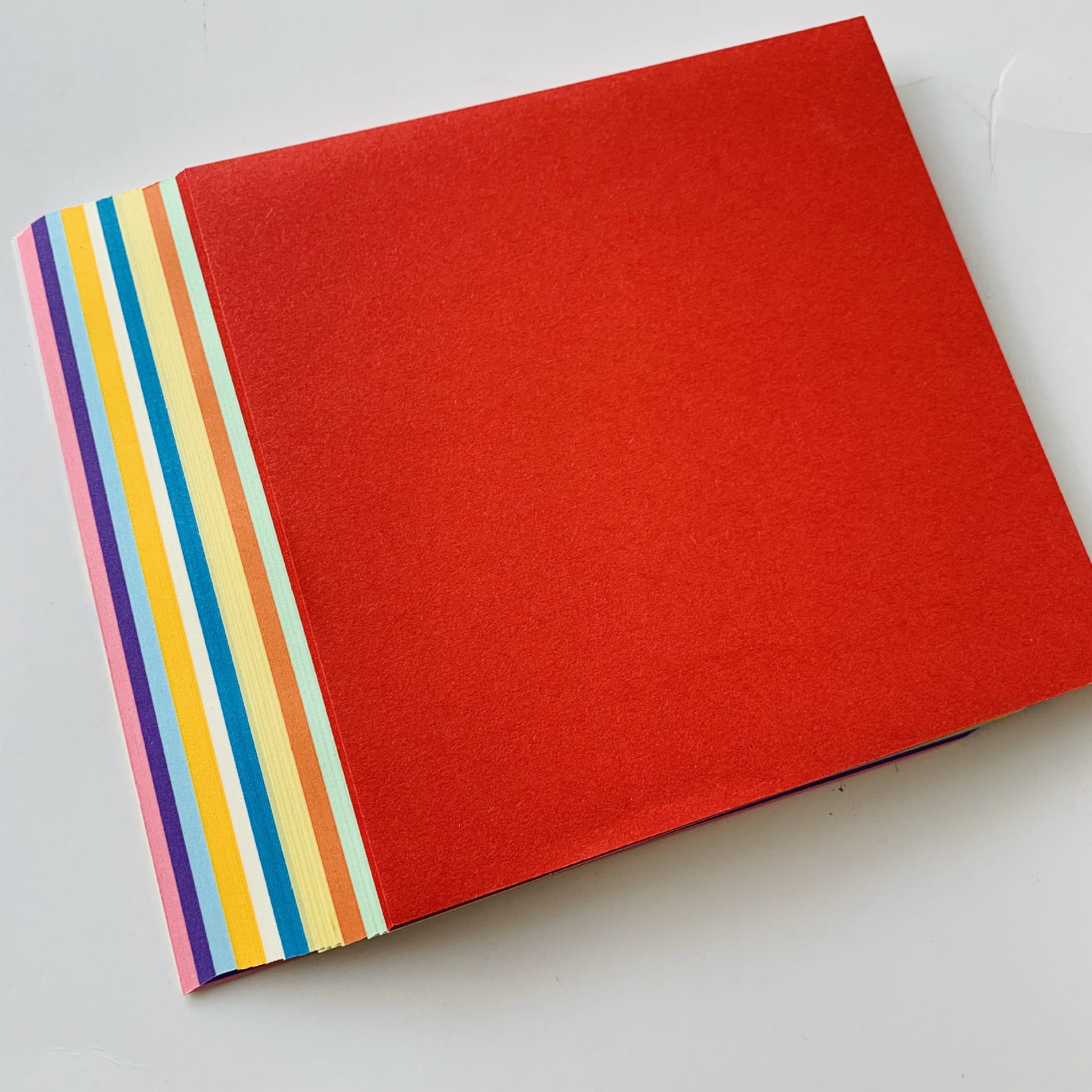 幼儿园儿童小学统一手工折纸17cm彩色纸 手工材料纸 折纸