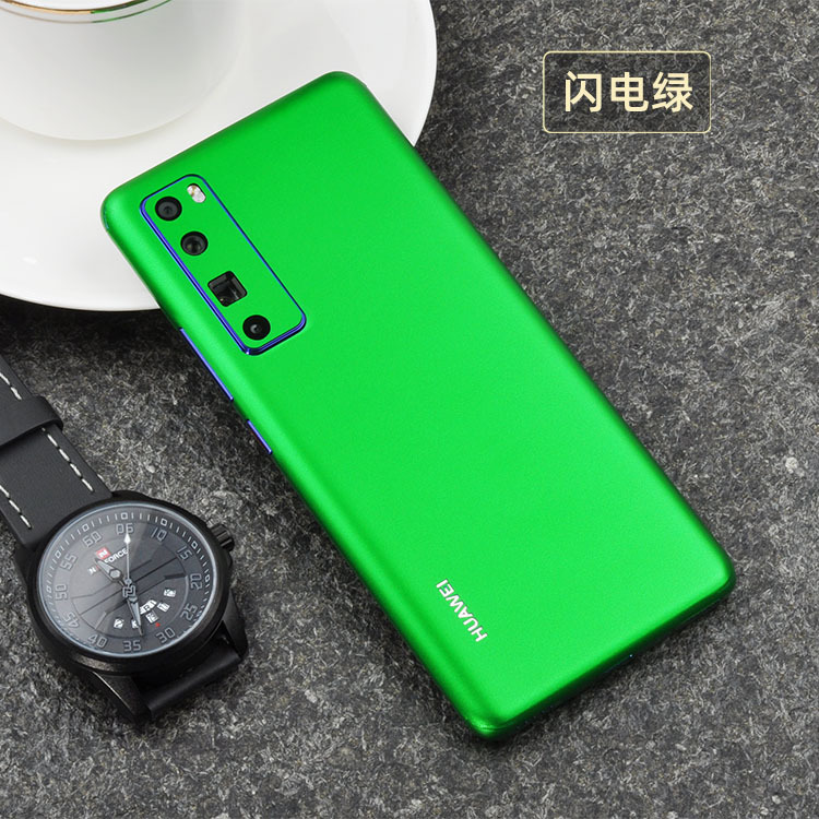 适用华为nova7手机膜后膜nova7pro背膜改色全包手机保护膜软膜冰