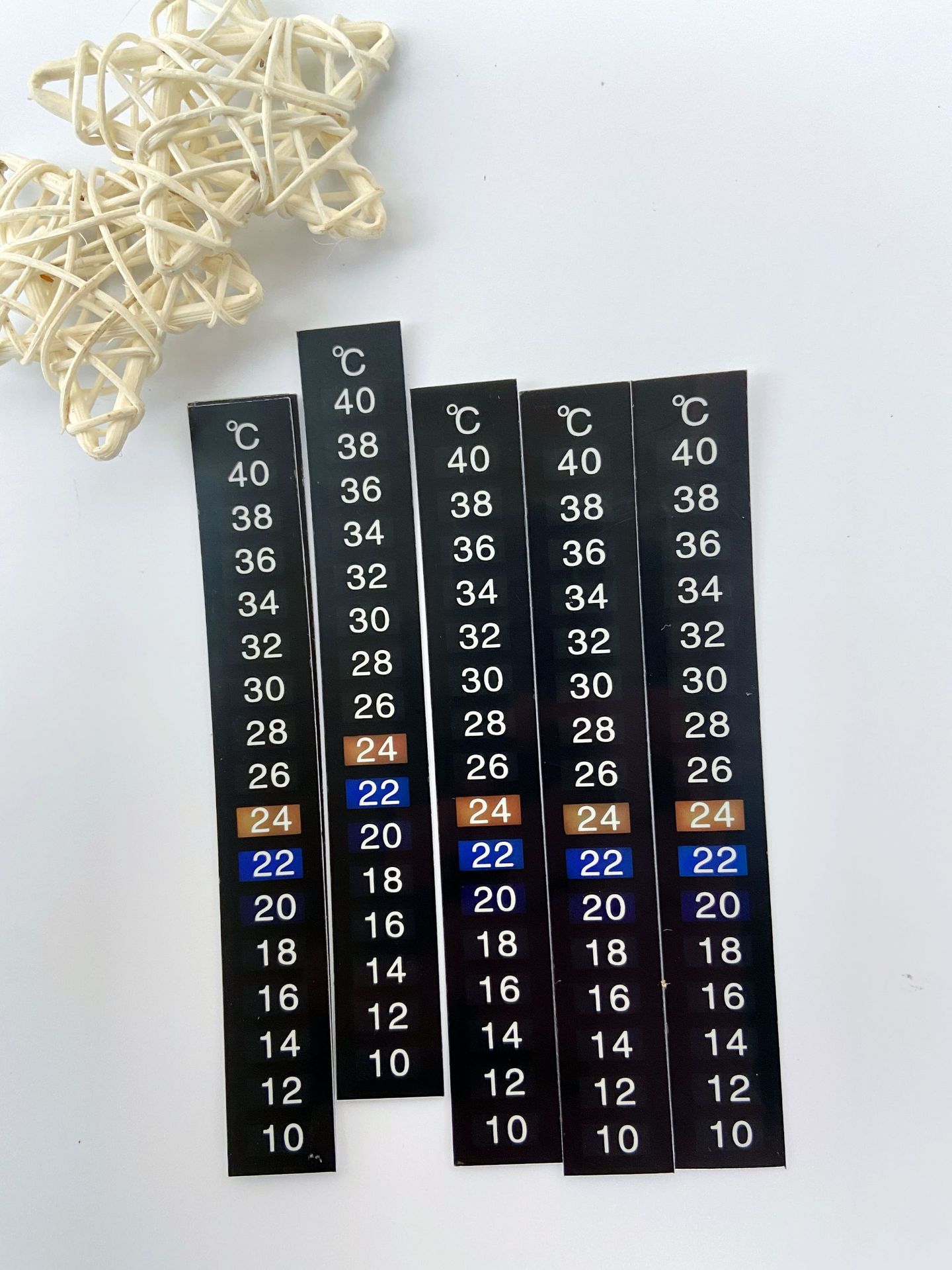 数字变色温度计 液晶温度计贴片 鱼缸温度计 感温变色贴片