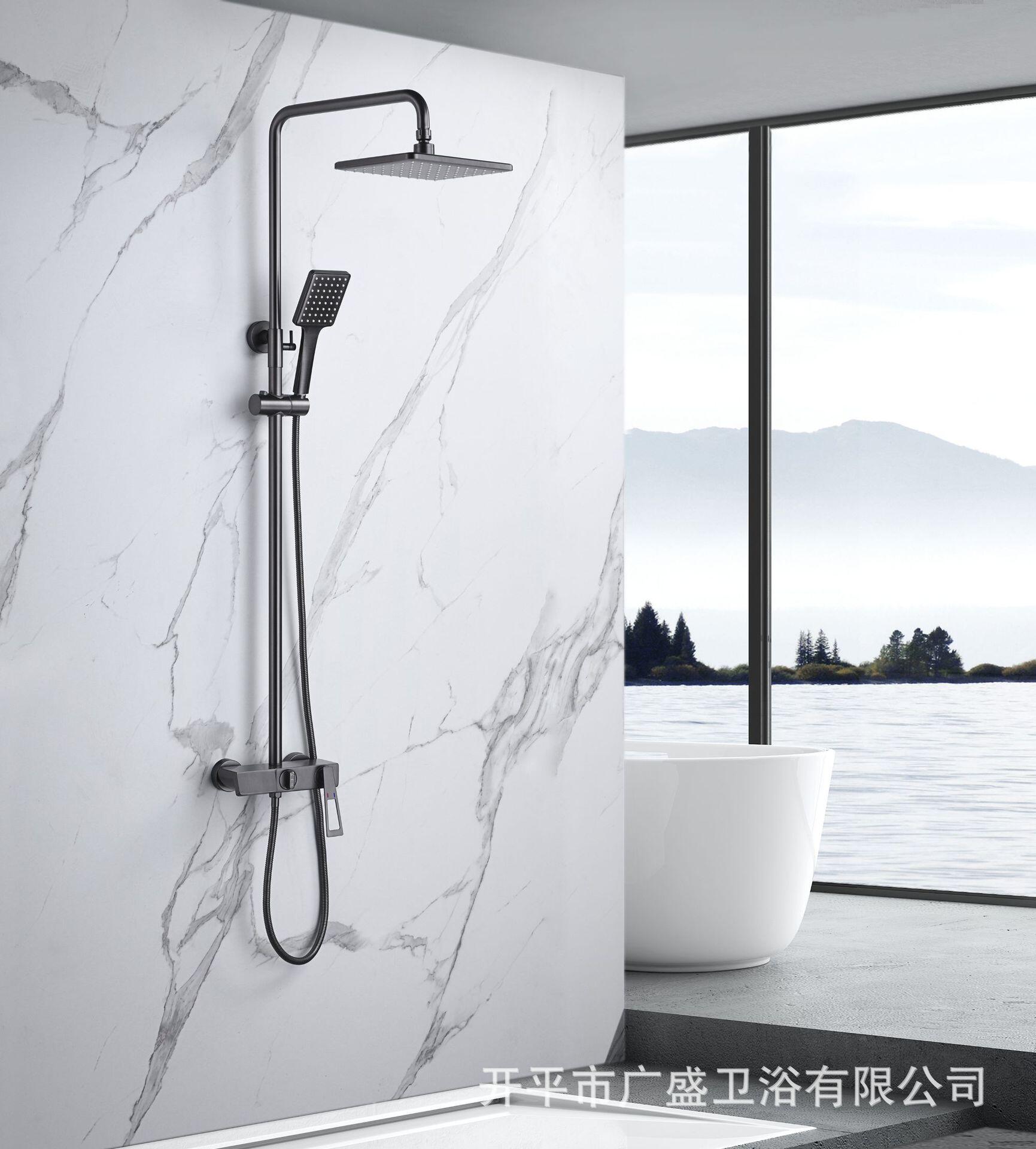 全铜淋浴花洒套装厂家直销外贸跨境电商直供浴室卫生间淋浴器