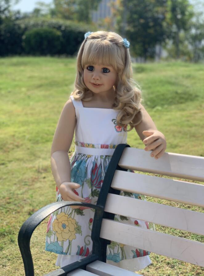 100厘米全胶仿真超大娃娃 跨境热销儿童节玩具 大师收藏级作品