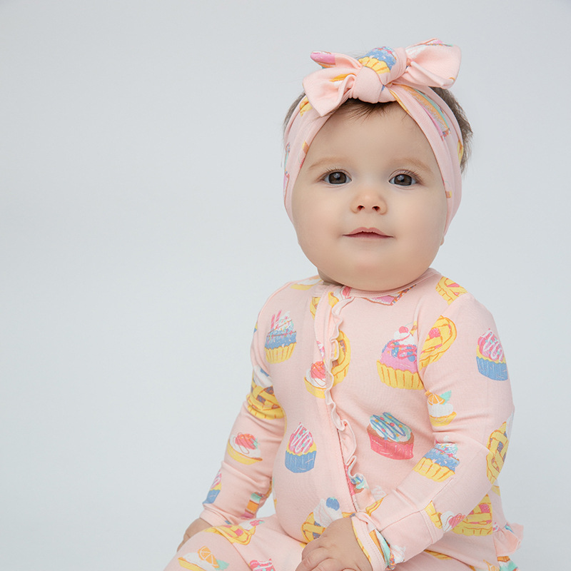 美国honey melon baby甜心安蒂尔婴儿发带女宝宝发带头饰品蝴蝶结