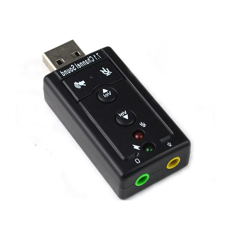 笔记本usb声卡7.1声卡usb外置独立声卡电脑笔记本k歌声卡主播声卡