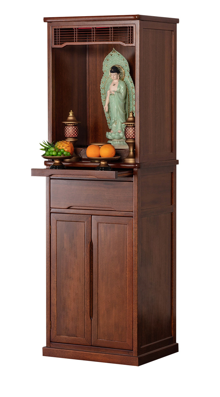 新中式佛龛佛柜立柜佛柜供台家用财神实木神台佛架现代简约