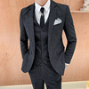 new pattern Men's man 's suit suit Korean Edition Self cultivation stripe suit Three business affairs customized banquet Wedding dress suit new pattern Men's man 's suit suit Korean Edition Self cultivation stripe suit Three business affairs customized banquet Wedding dress suit