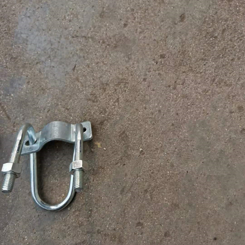 养殖场固定十字卡扣批发 母猪产床限位栏卡子 十字双u型丝u型卡