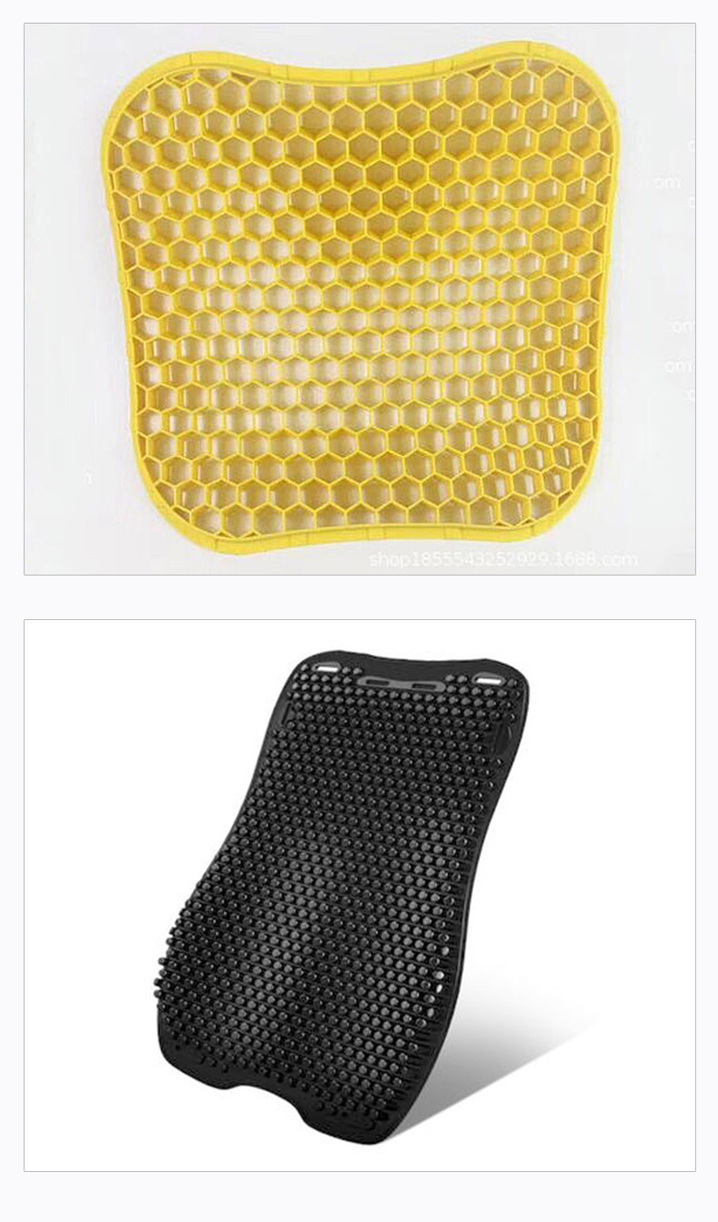 硅胶凝胶座椅按摩垫夏季汽车办公室透气凉垫pu果冻凝胶座垫可定制