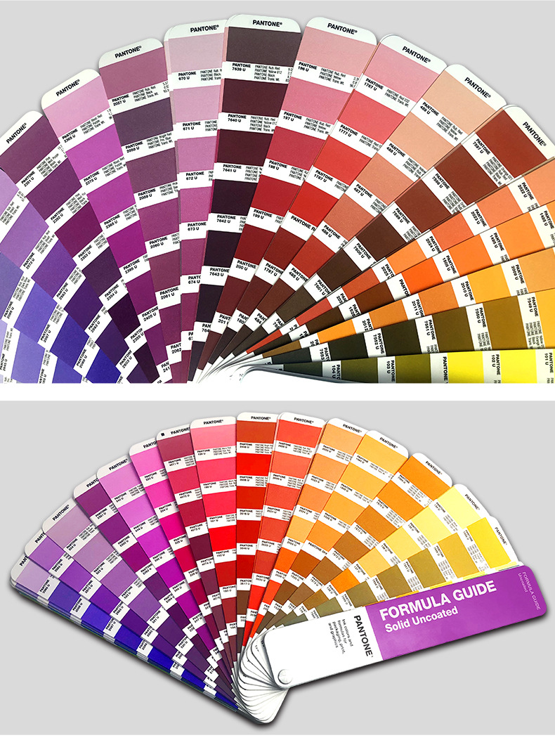 2020新版潘通gg1602n单本u色卡pantone 哑光面色卡 u色卡