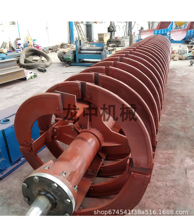 河北供应螺旋分级机配套球磨机 大小颗粒分级机 螺旋式分级机工艺