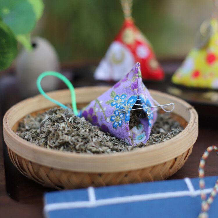端午节香包香料香囊diy材料包香粉艾草薰衣草1虫填充料