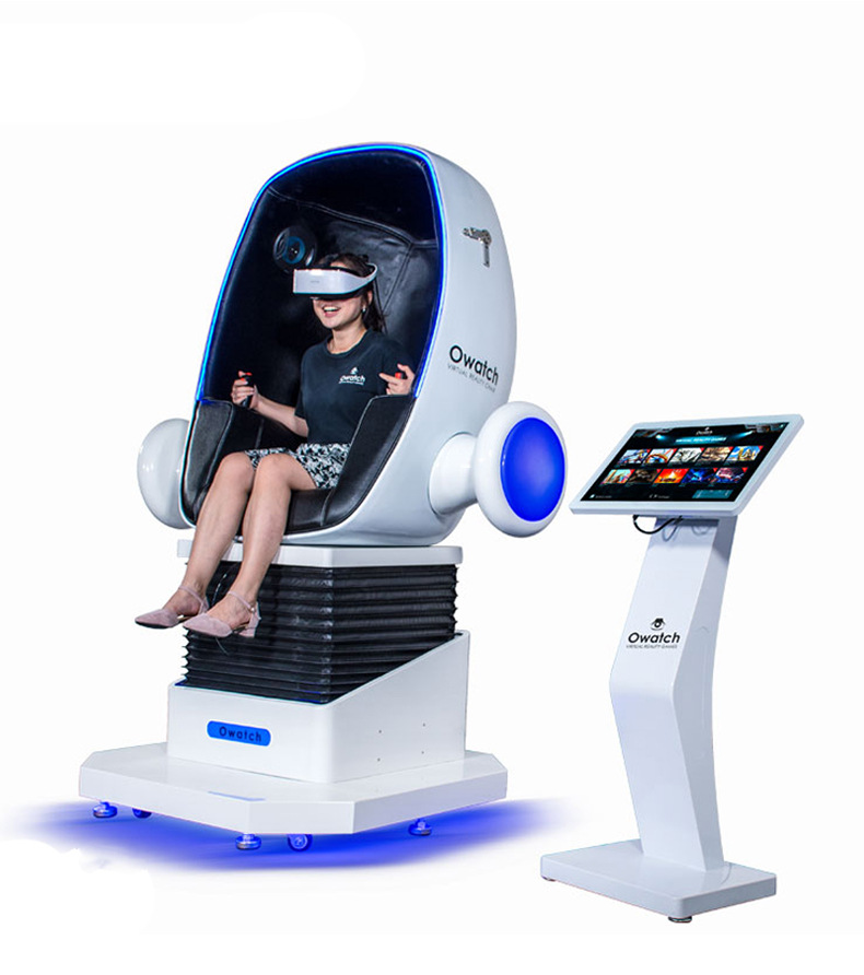 vr动感影院互动游戏机虚拟现实影院游乐场所设备9dvr单人体验仪器