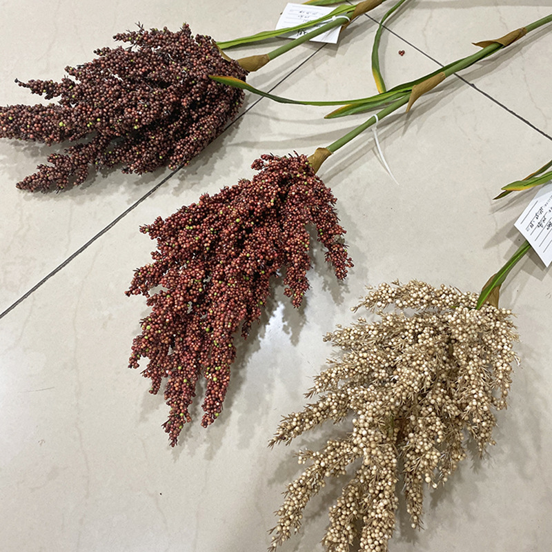 仿真植物高粱束干花装饰花田园农家乐场景布置实惠假稻穗麦穗五谷