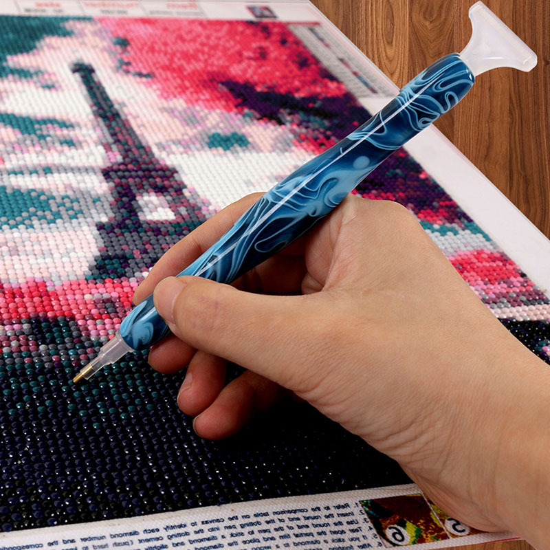 钻石画工具点钻笔新款双头树脂钻石画点钻笔diamond painting pen