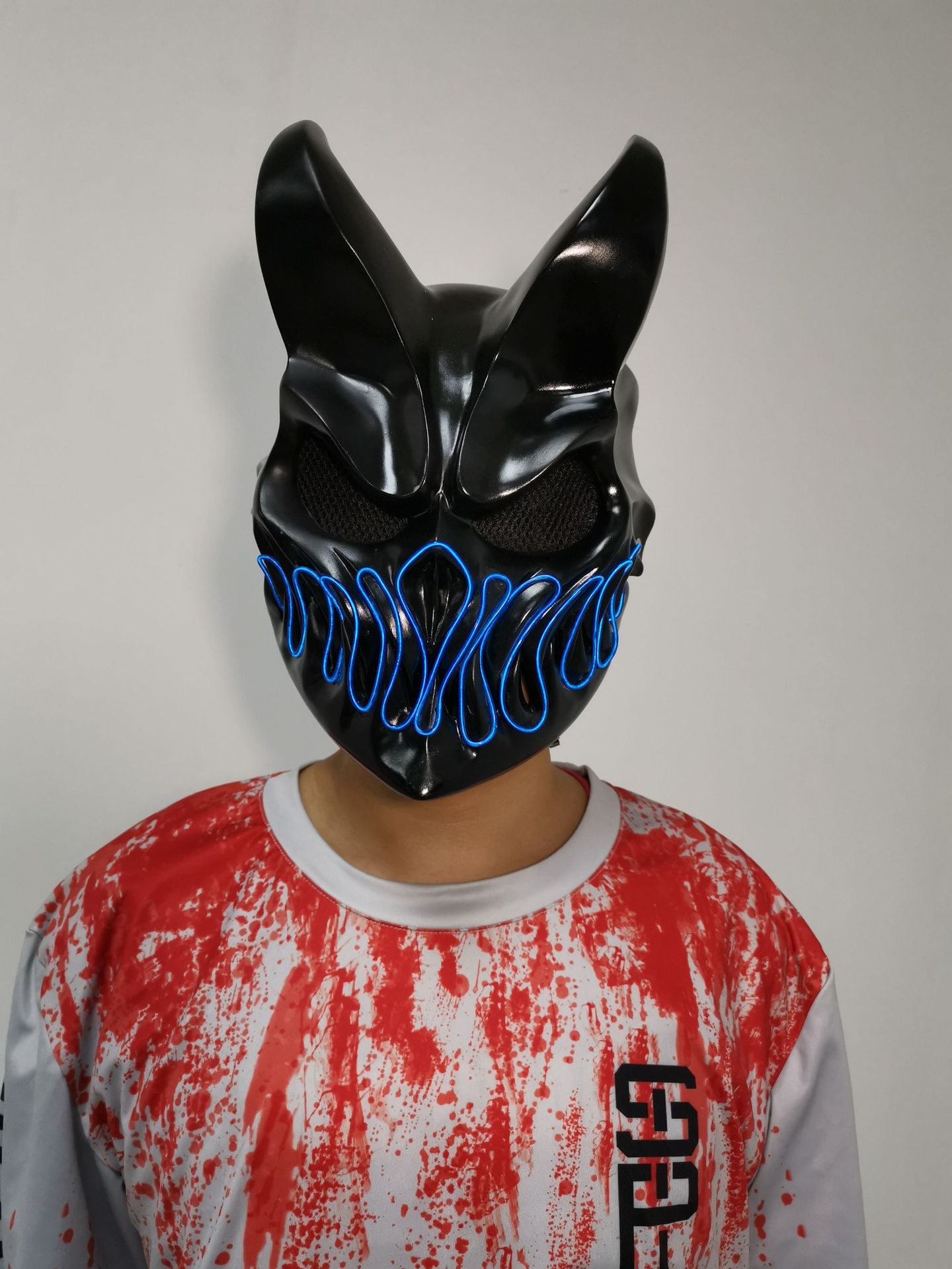 现货新黑暗之子死神死核乐队面具恐怖万圣节面罩kid of darkness