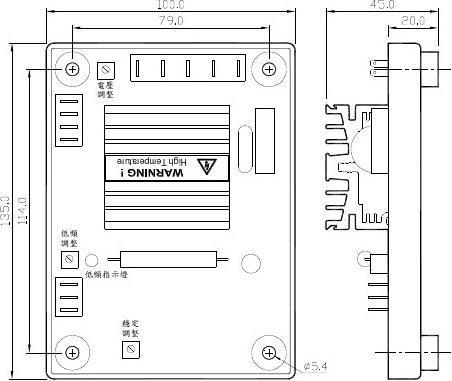 发电机调压器avr sx460自动电压调节器稳压板