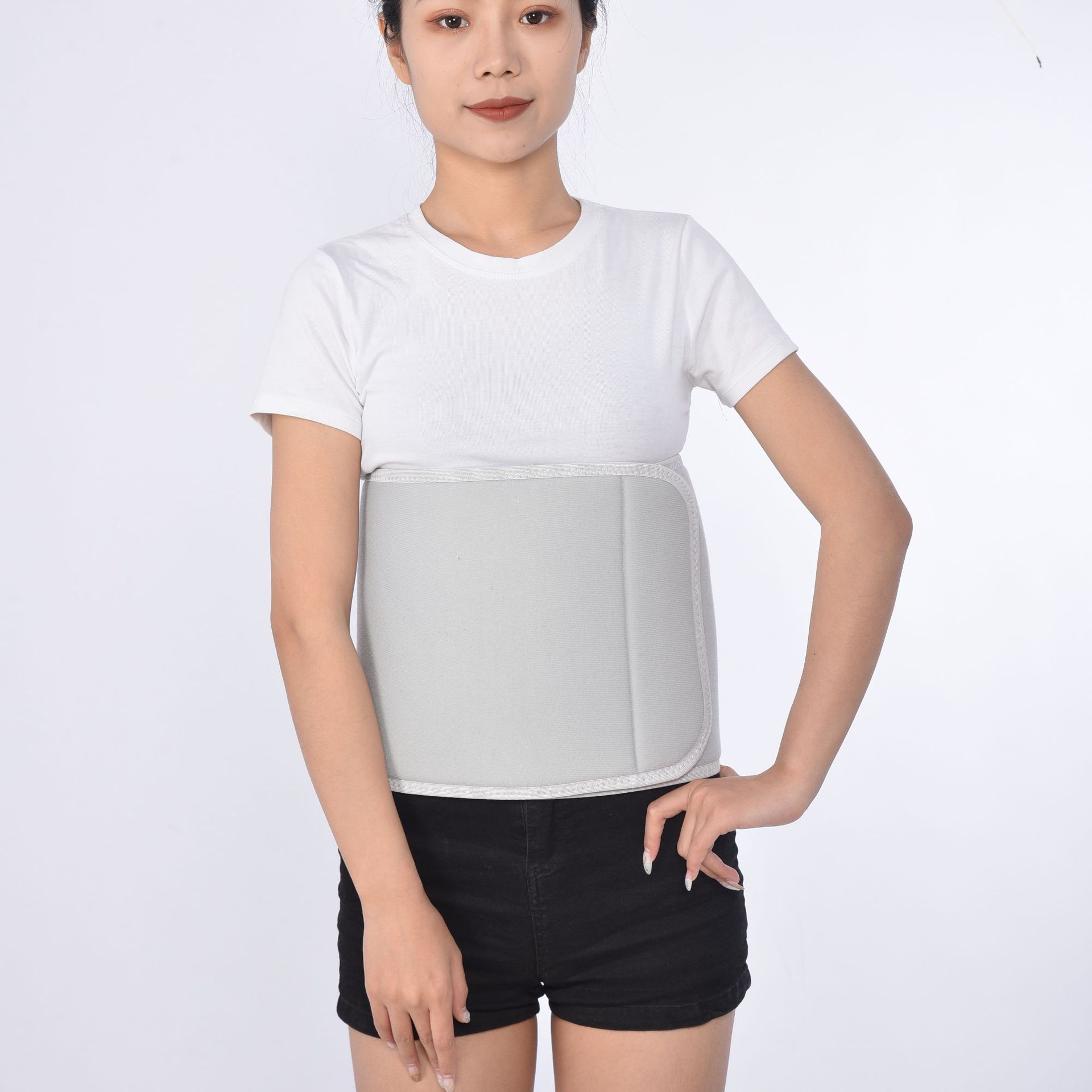 肋骨固定带加宽胸带胸肋骨骨折护胸带胸围固定带透气弹力自粘胸带