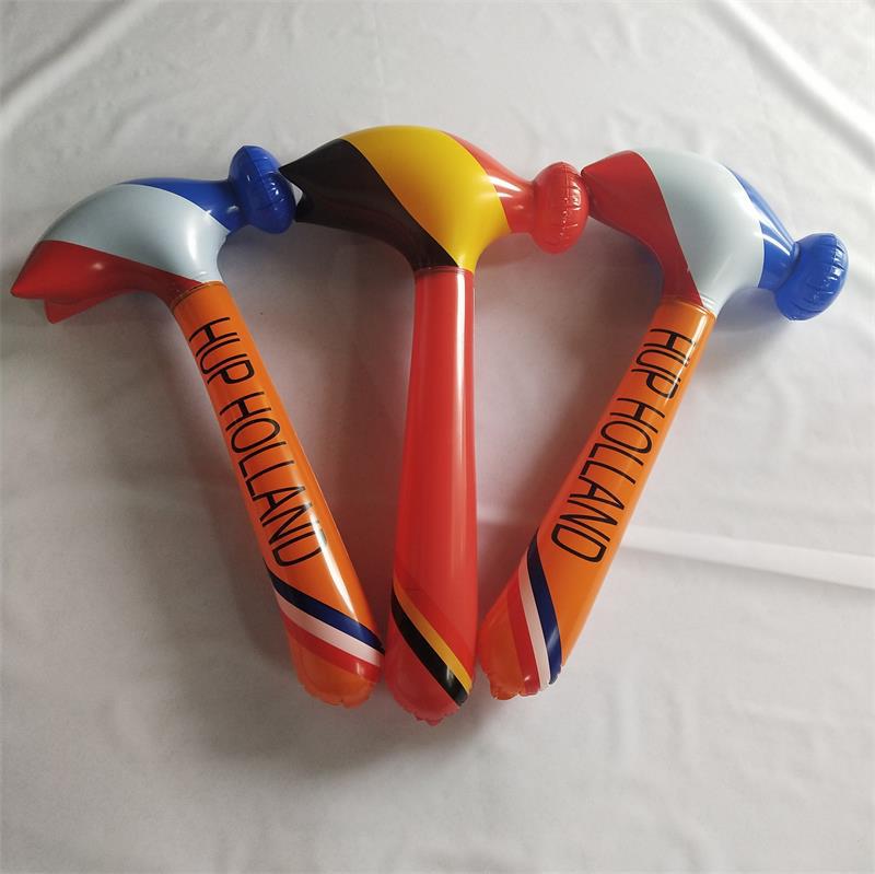 定制充气锤子pvc充气钉锤充气榔头吹气锤子pvc材料充气玩具棒槌