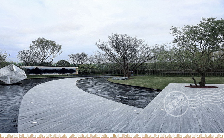 定制 雪浪石 雪浪石板材 雪浪石花岗岩水景汀步石