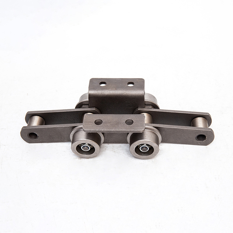 大滚珠地拖链 非标链条 汽车流水线链条