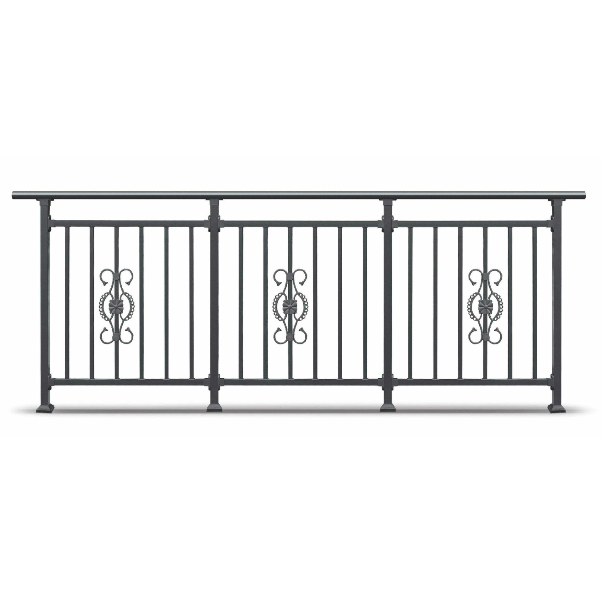 厂家镀锌钢护栏小区别墅室内阳台隔离护栏防攀爬锌钢阳台铁艺栏杆