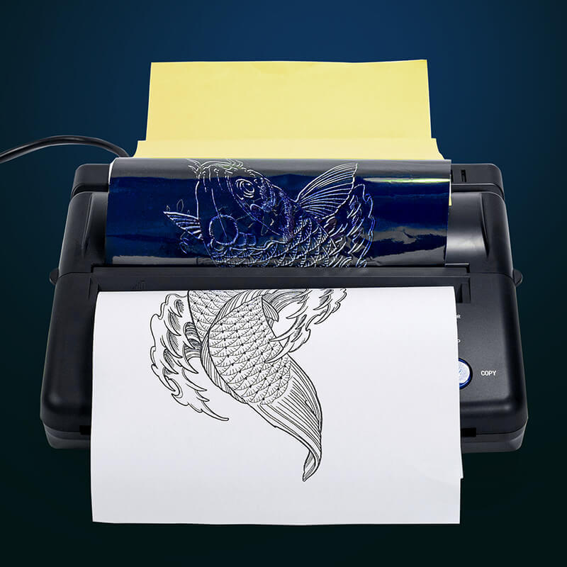 纹身转印纸复写纸复印纸纹身热敏纸a4可机转印手绘转印