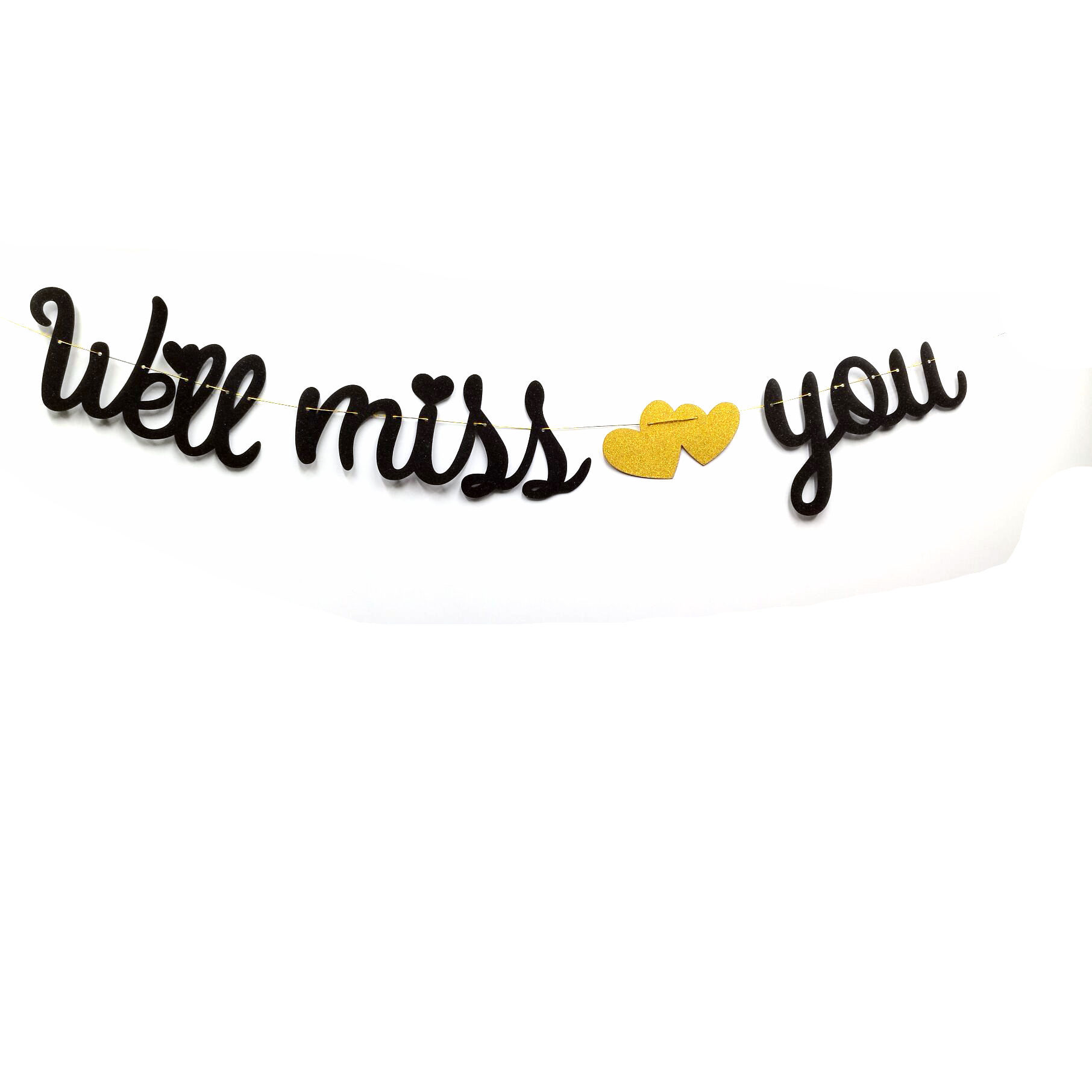 退休主题派对闪金happy retirement字母拉旗 玫瑰金派对横幅