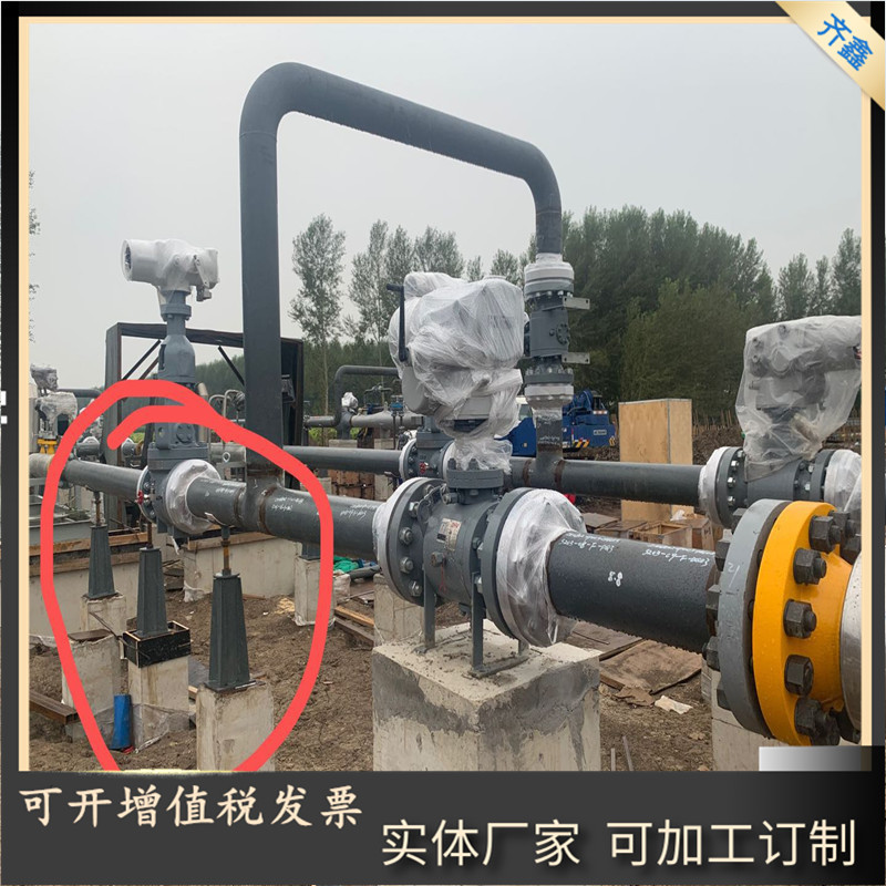 同时可以调节管道支架的高度,保证管道支