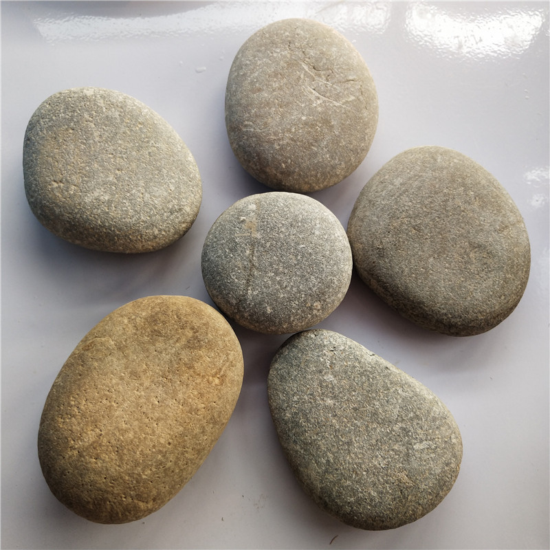 批发绘画石头艺术绘画扁石头人工挑选卡通绘画鹅卵石