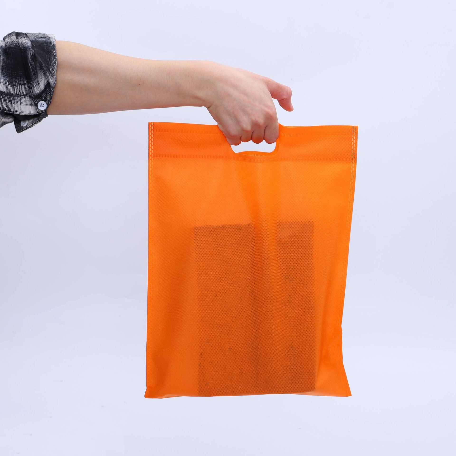 无纺布手提平口袋定制广告购物服装手提袋定做无纺布袋印刷logo