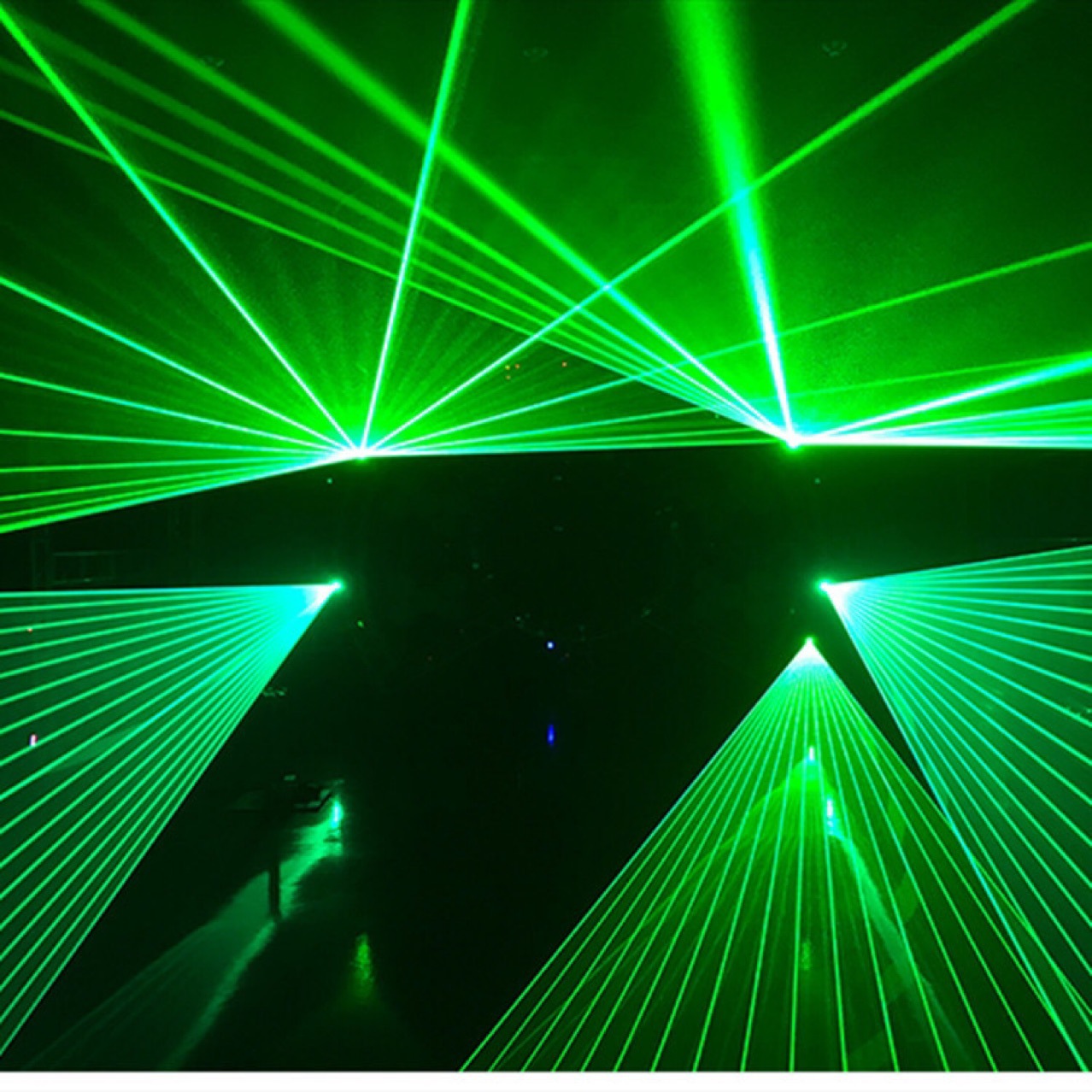 艾里森激光灯户外小型激光灯扇形绿色北极光