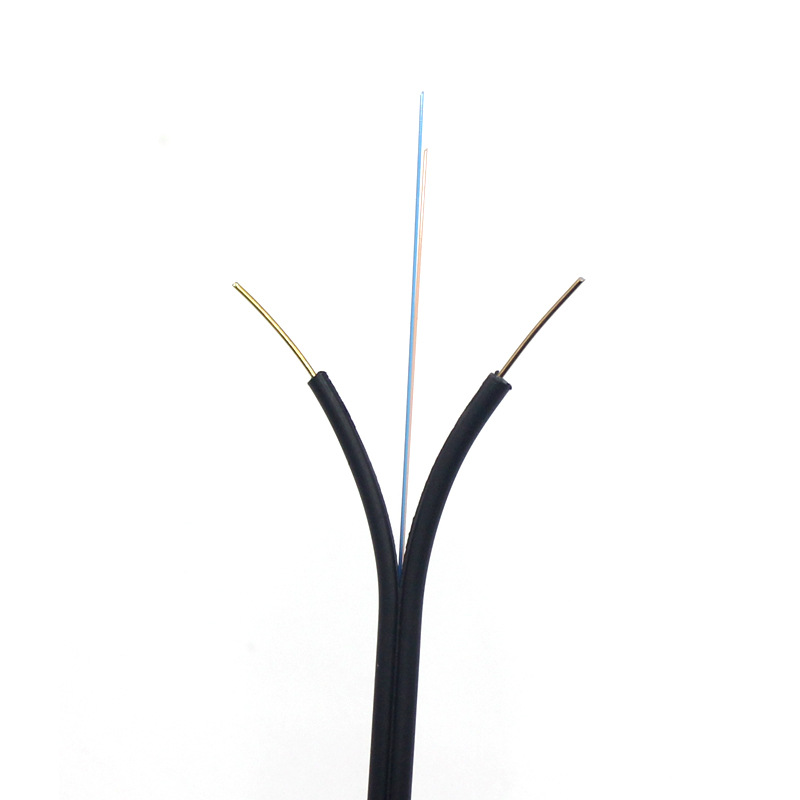 两芯皮线光缆 ftth光纤到户皮线缆 2钢丝 gjxh-阿里巴巴