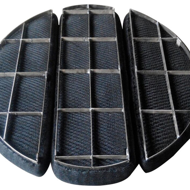 不锈钢丝网除沫器 汽液过滤丝网除雾器 带格栅分离设备除沫器