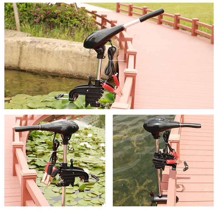 海德路电动推进器 螺旋桨无刷超大12v电动船外机 电动马达橡皮艇