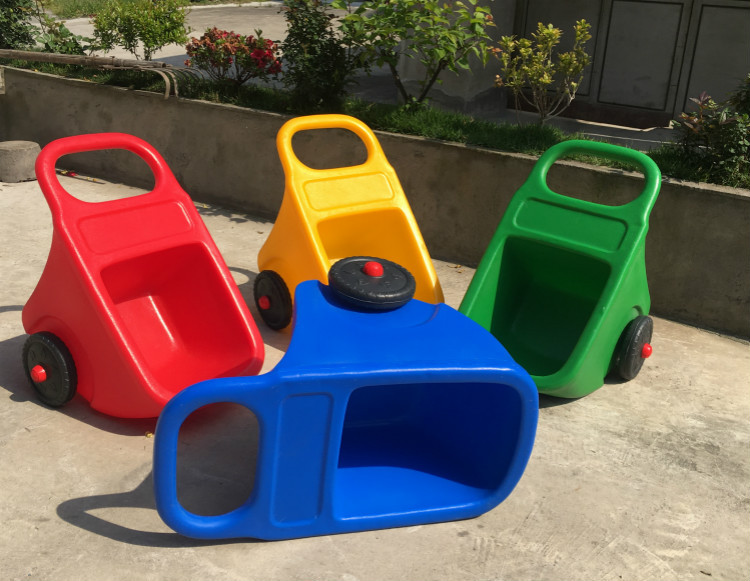 幼儿园翻斗车感统训练器材儿童塑料独轮车平衡车手推户外玩具小车