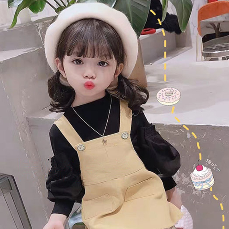 3d空气刘海假发女童网红假刘海女自然儿童仿真发刘宝宝假刘海女孩